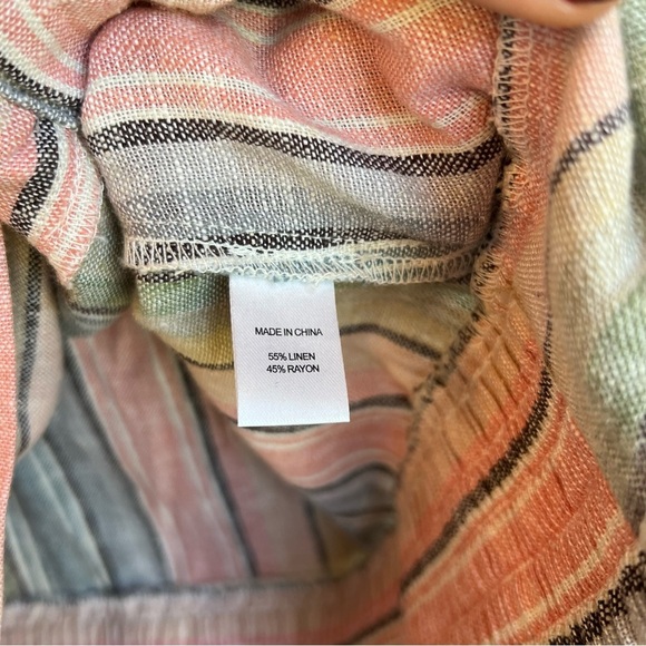 NWT DREW Pastel Rainbow Crop Blouse - Size Small - Picture 12 of 16